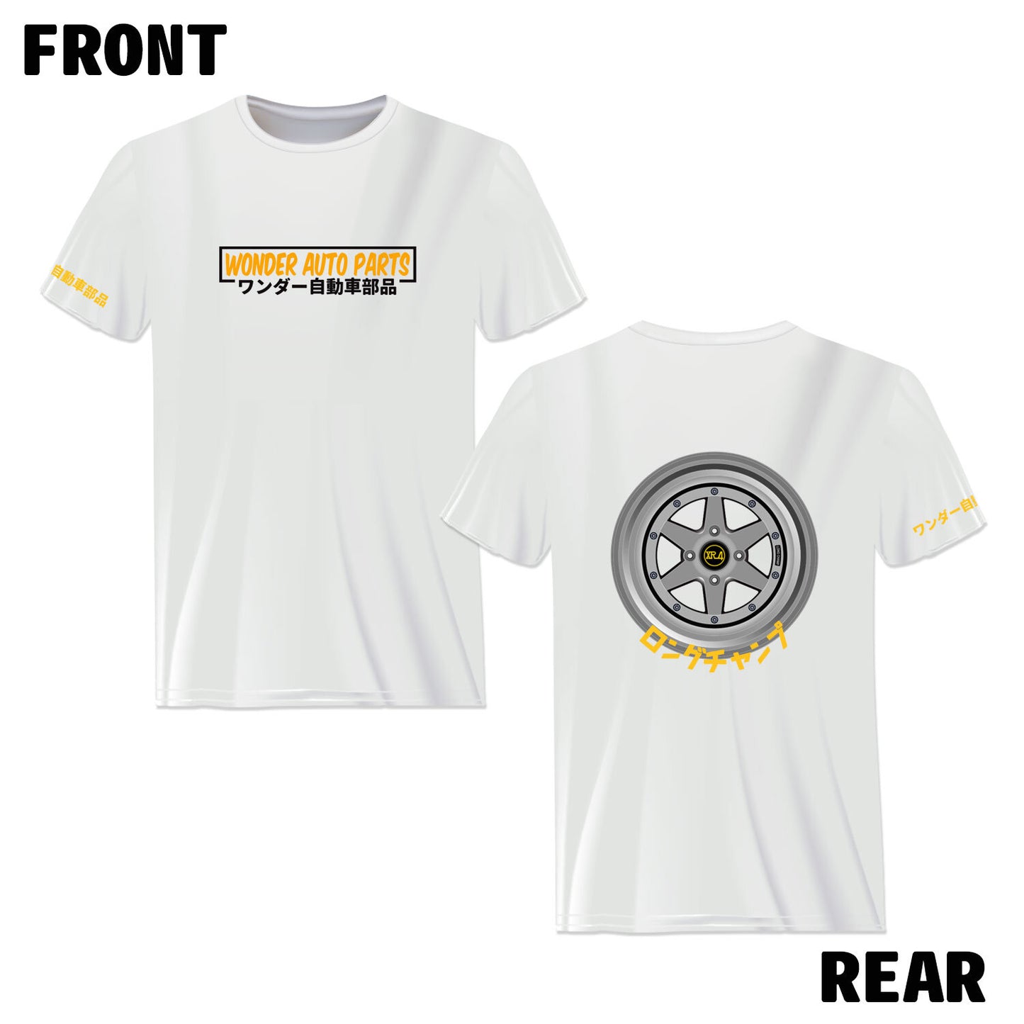 WONDER AUTO PARTS WHEEL T-SHIRT : SSR XR4 LONG CHAMP