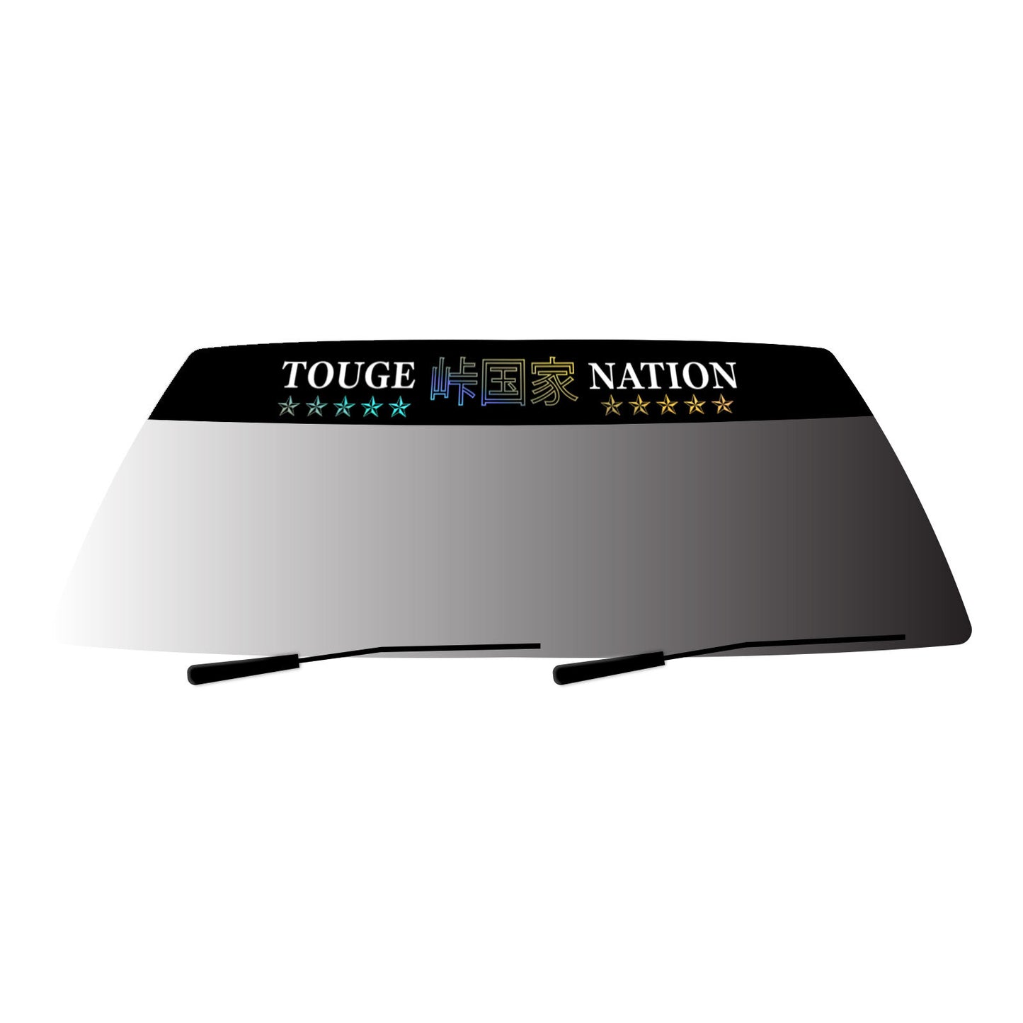 TOGUE NATION HOLO STARS UNIVERSAL WINDSCREEN BANNER