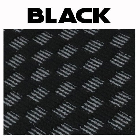 G-CORPORATION CHECKERED OBAKE TAG FLOOR MAT SET (BLACK)