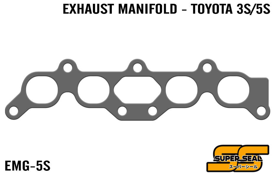 SUPER SEAL GRAPHITE LAMINATED EXHAUST MANIFOLD GASKET : TOYOTA 3S/5S