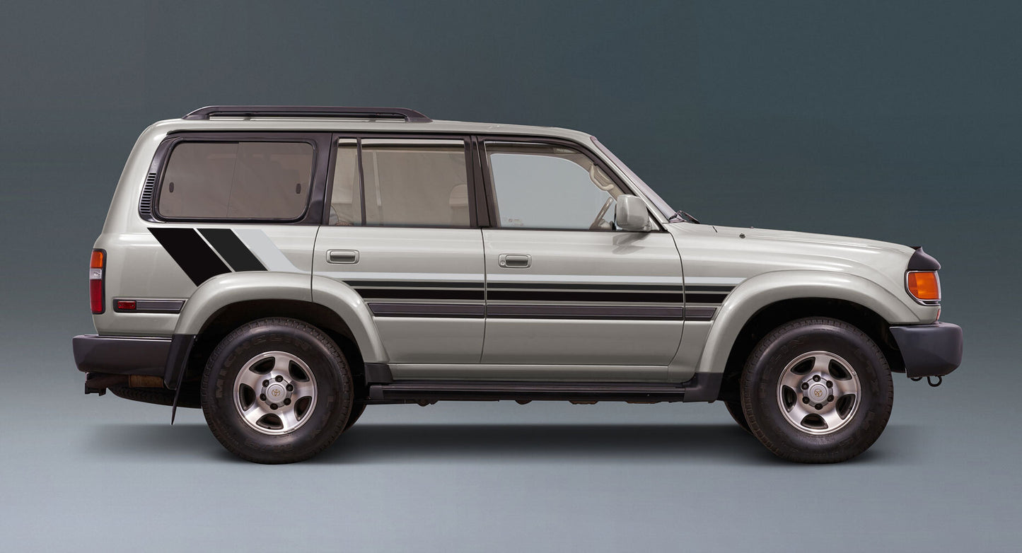 SEATTLE BODY DECAL KIT : 1994-1997 J80 TOYOTA LAND CRUISER (WAGON)