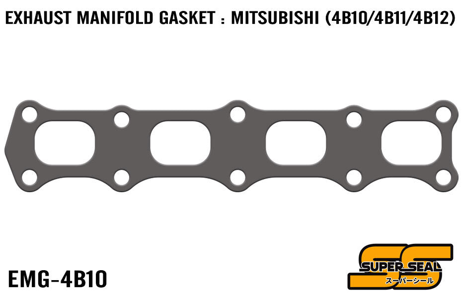 SUPER SEAL GRAPHITE LAMINATED EXHAUST MANIFOLD GASKET : MITSUBISHI 4B10/4B11/4B12