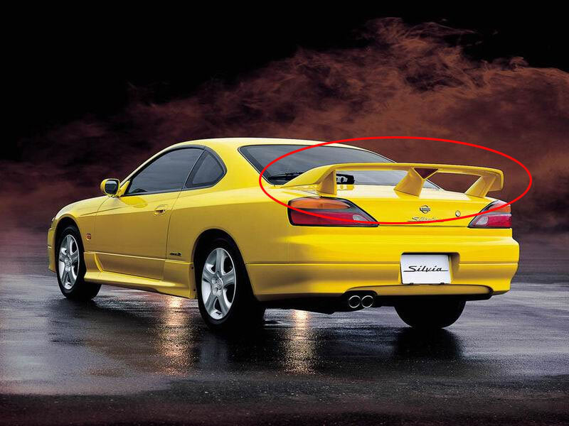OEM STYLE GT-WING : NISSAN SILVIA S15