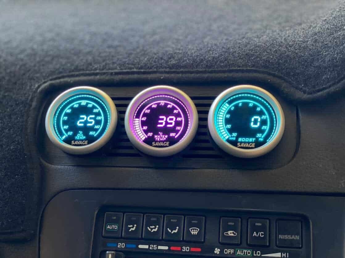 VENT MOUNT GAUGE HOLDER : NISSAN SILVIA S13
