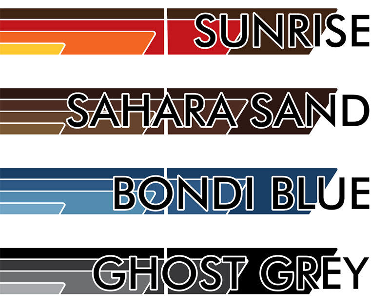 BROOME LITE BODY DECAL KIT : J75/J79-SERIES TOYOTA LAND CRUISER (DUAL-CAB UTILITY)