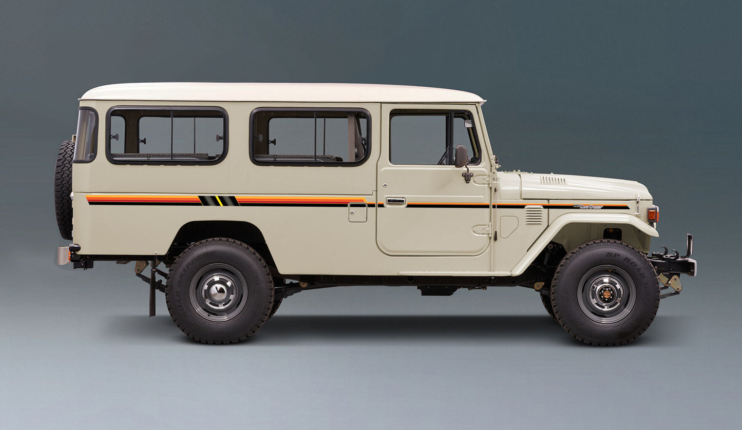 TAMWORTH BODY DECAL KIT : J45-SERIES TOYOTA LAND CRUISER (TROOP CARRIER)