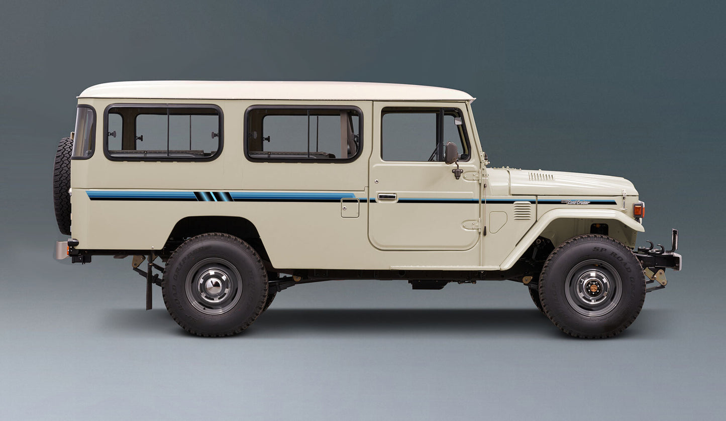 TAMWORTH BODY DECAL KIT : J45-SERIES TOYOTA LAND CRUISER (TROOP CARRIER)