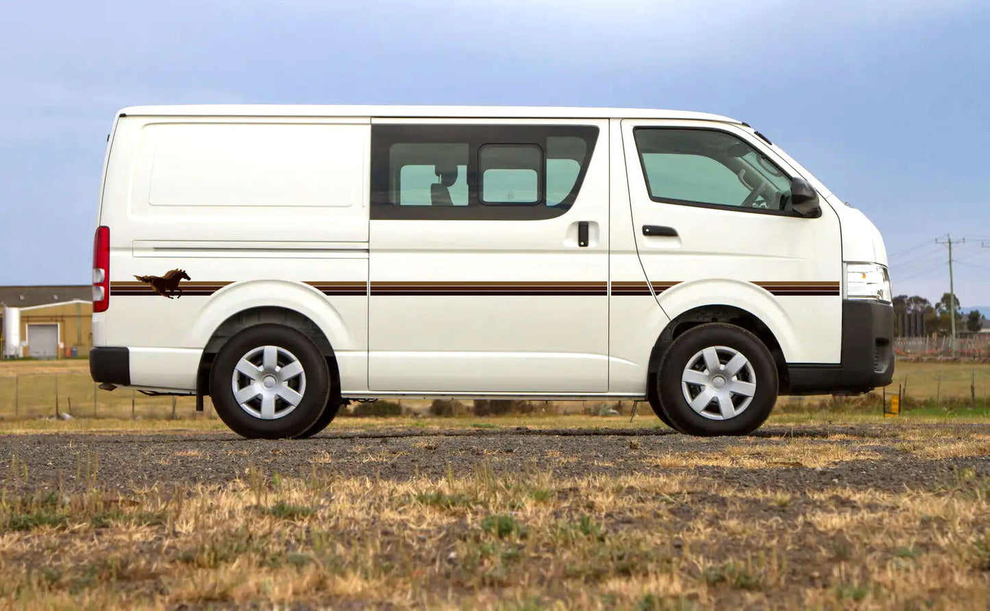 KINGSTON BODY DECAL KIT : TOYOTA HIACE VAN (H200)