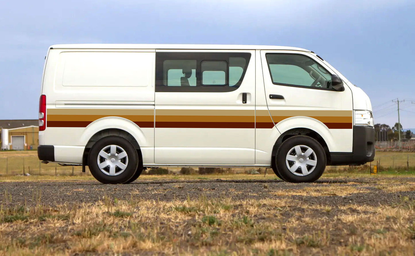BRISBANE BODY DECAL KIT : TOYOTA HIACE VAN (H200)