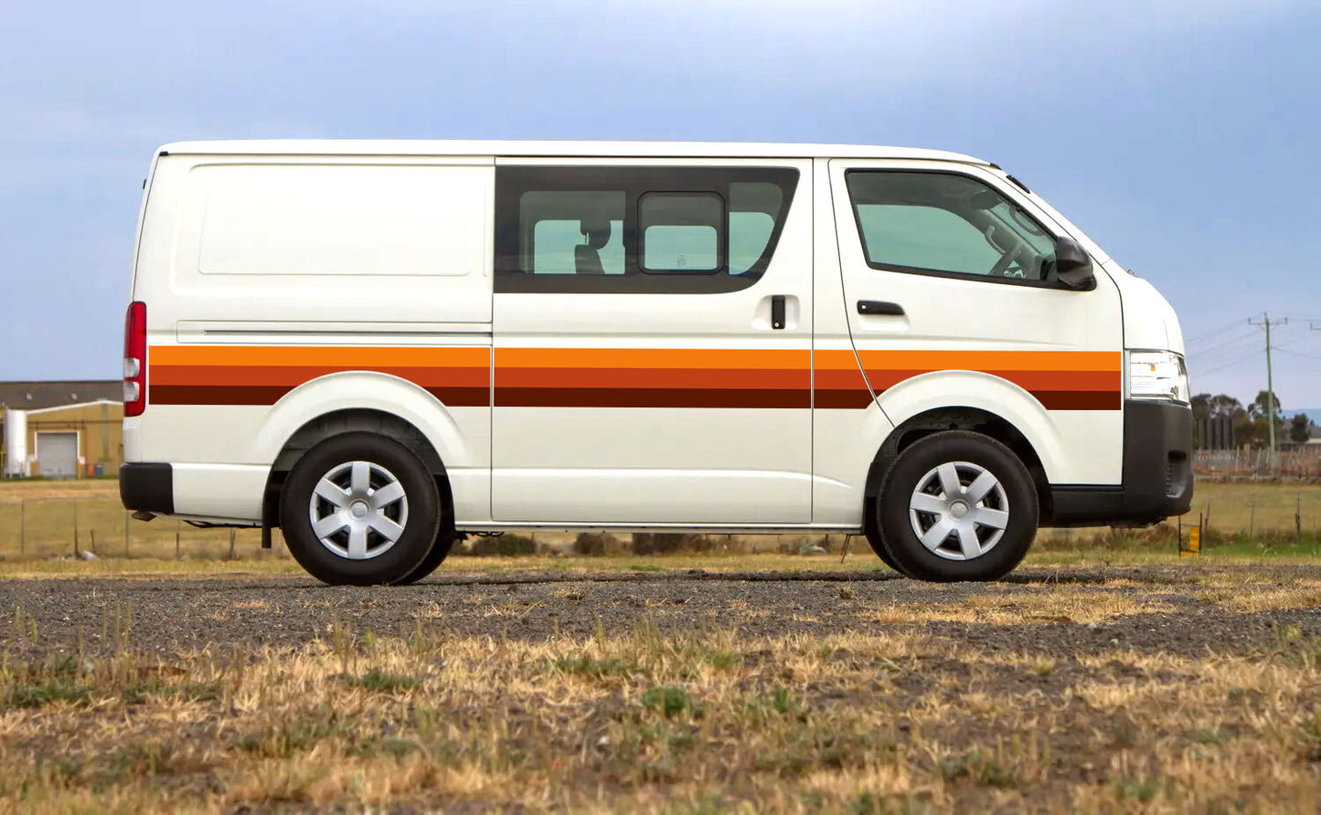 BRISBANE BODY DECAL KIT : TOYOTA HIACE VAN (H200)