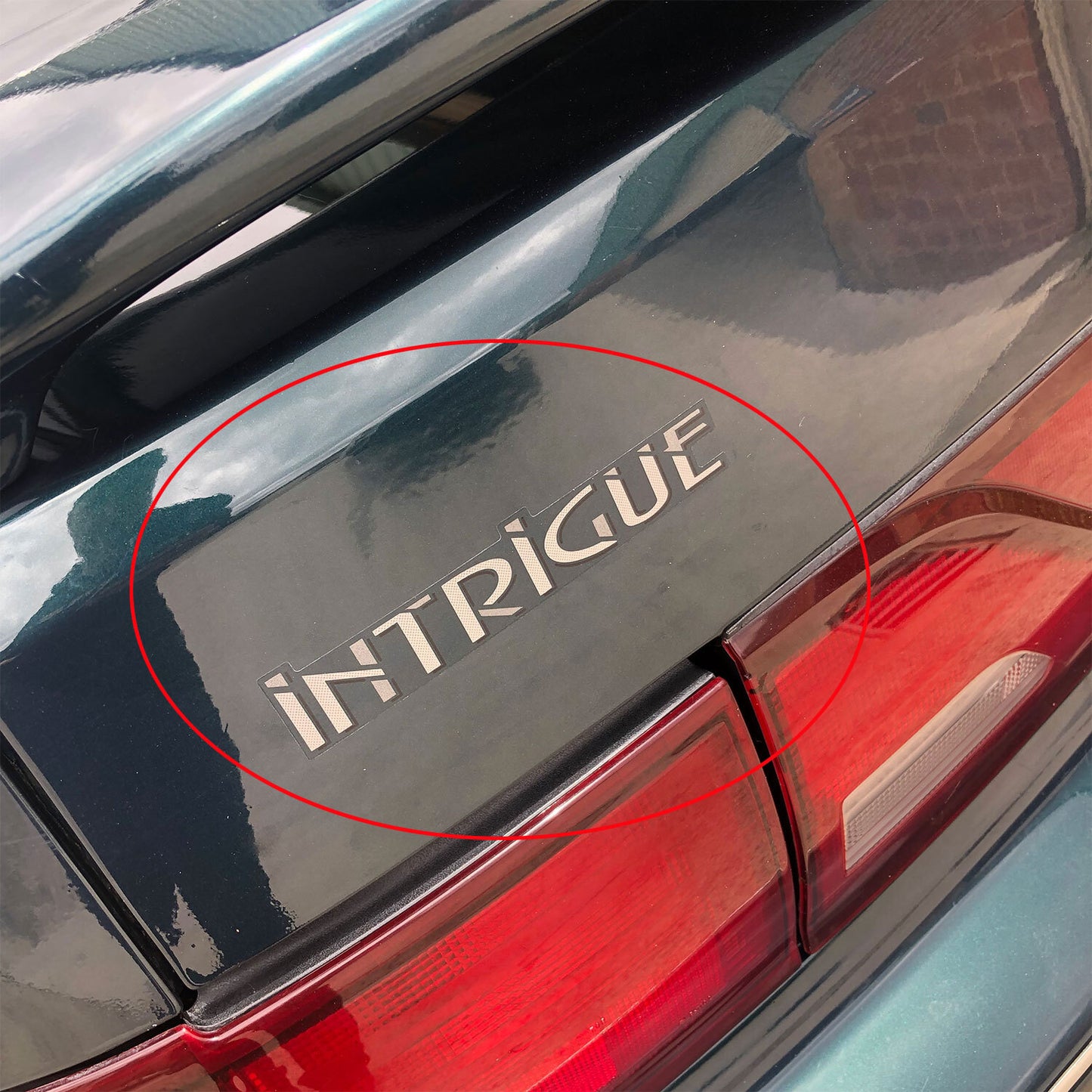 BOOT LID DECAL : TOYOTA CAMRY INTRIGUE (1996-2002)