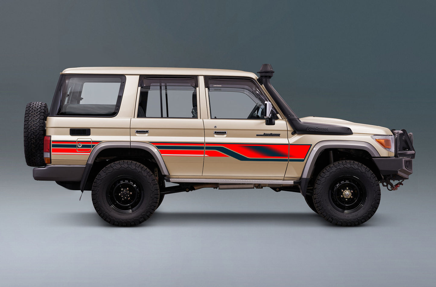 MECCA BODY DECAL DECAL KIT : J76-SERIES TOYOTA LAND CRUISER (WAGON)