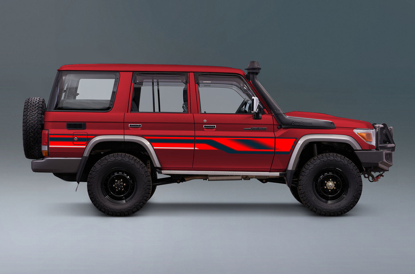 MECCA BODY DECAL DECAL KIT : J76-SERIES TOYOTA LAND CRUISER (WAGON)