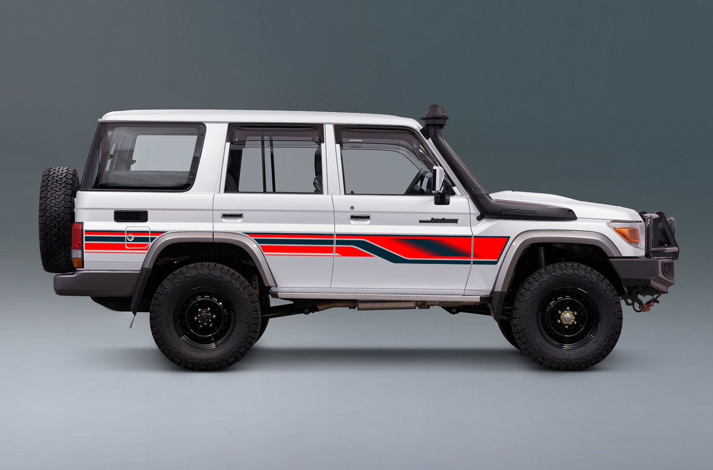 MECCA BODY DECAL DECAL KIT : J76-SERIES TOYOTA LAND CRUISER (WAGON)