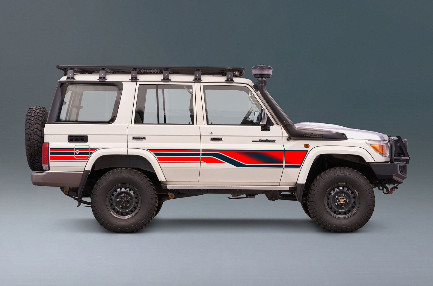 MECCA BODY DECAL DECAL KIT : J76-SERIES TOYOTA LAND CRUISER (WAGON)