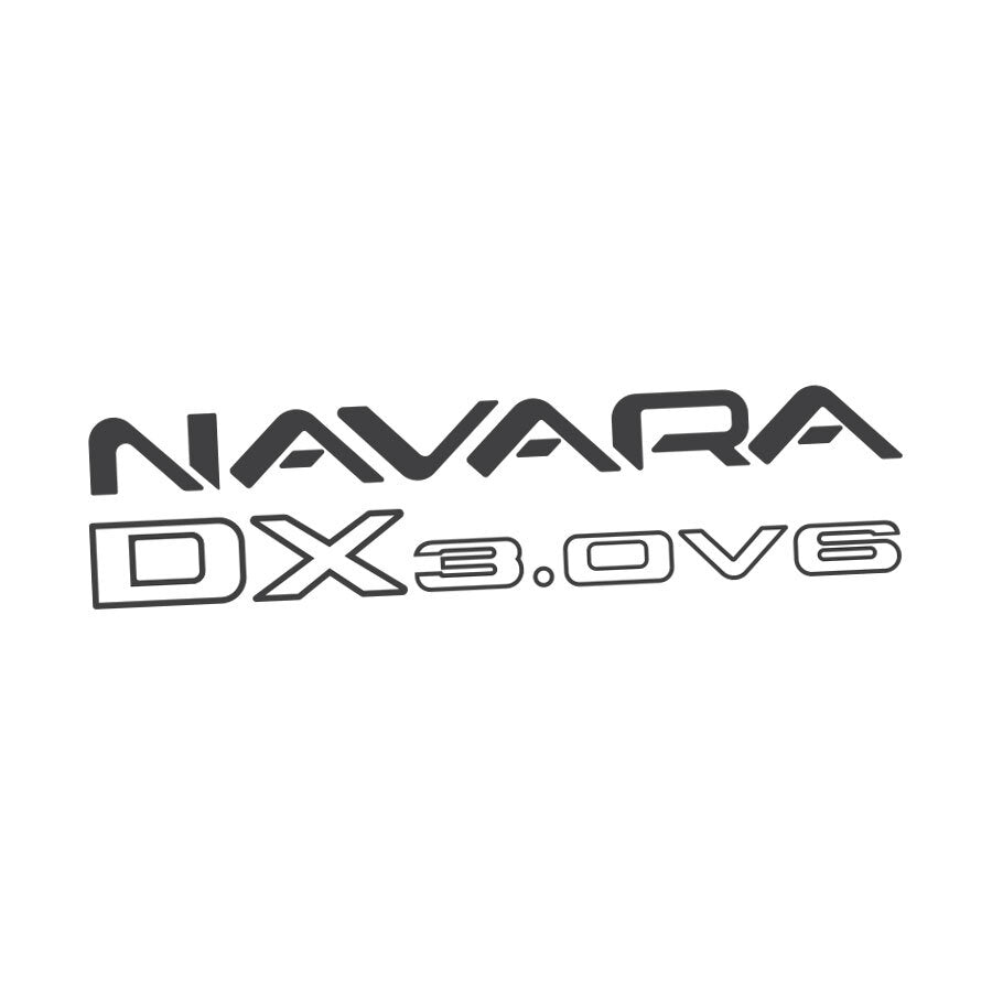 NAVARA DX DOOR & TAILGATE DECAL : NISSAN NAVARA D21-SERIES (1986–1997)