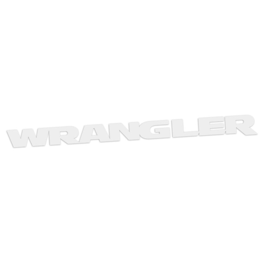 FRONT FENDER "WRANGLER" DECAL : JEEP WRANGER (JK)