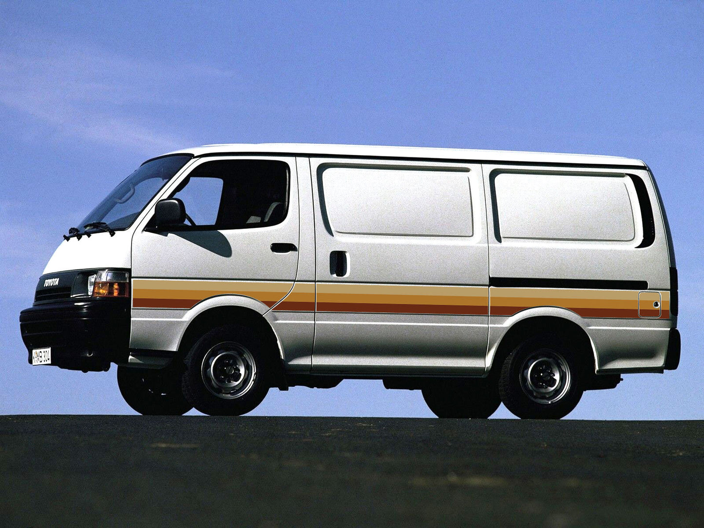 BRISBANE BODY DECAL KIT : TOYOTA HIACE VAN (H100)