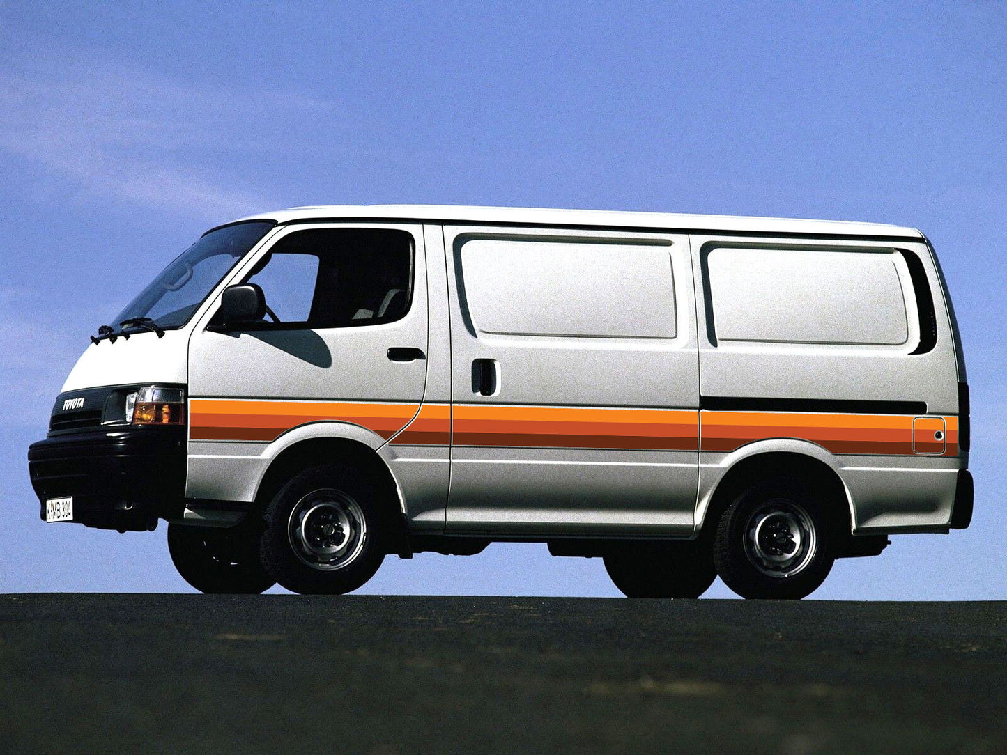 BRISBANE BODY DECAL KIT : TOYOTA HIACE VAN (H100)