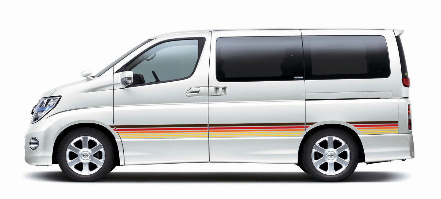 BALMORAL BODY DECAL KIT : NISSAN ELGRAND (E51)