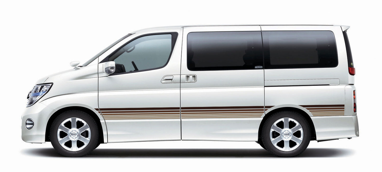 BALMORAL BODY DECAL KIT : NISSAN ELGRAND (E51)