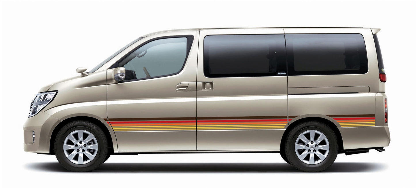 BALMORAL BODY DECAL KIT : NISSAN ELGRAND (E51)