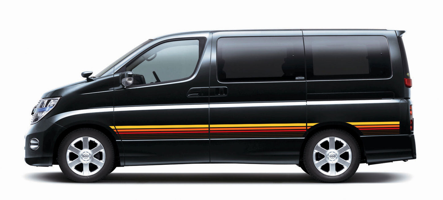 BALMORAL BODY DECAL KIT : NISSAN ELGRAND (E51)