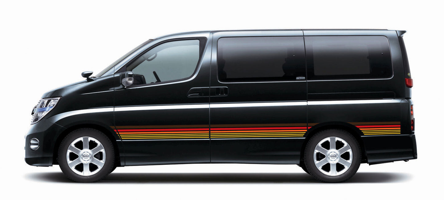 BALMORAL BODY DECAL KIT : NISSAN ELGRAND (E51)