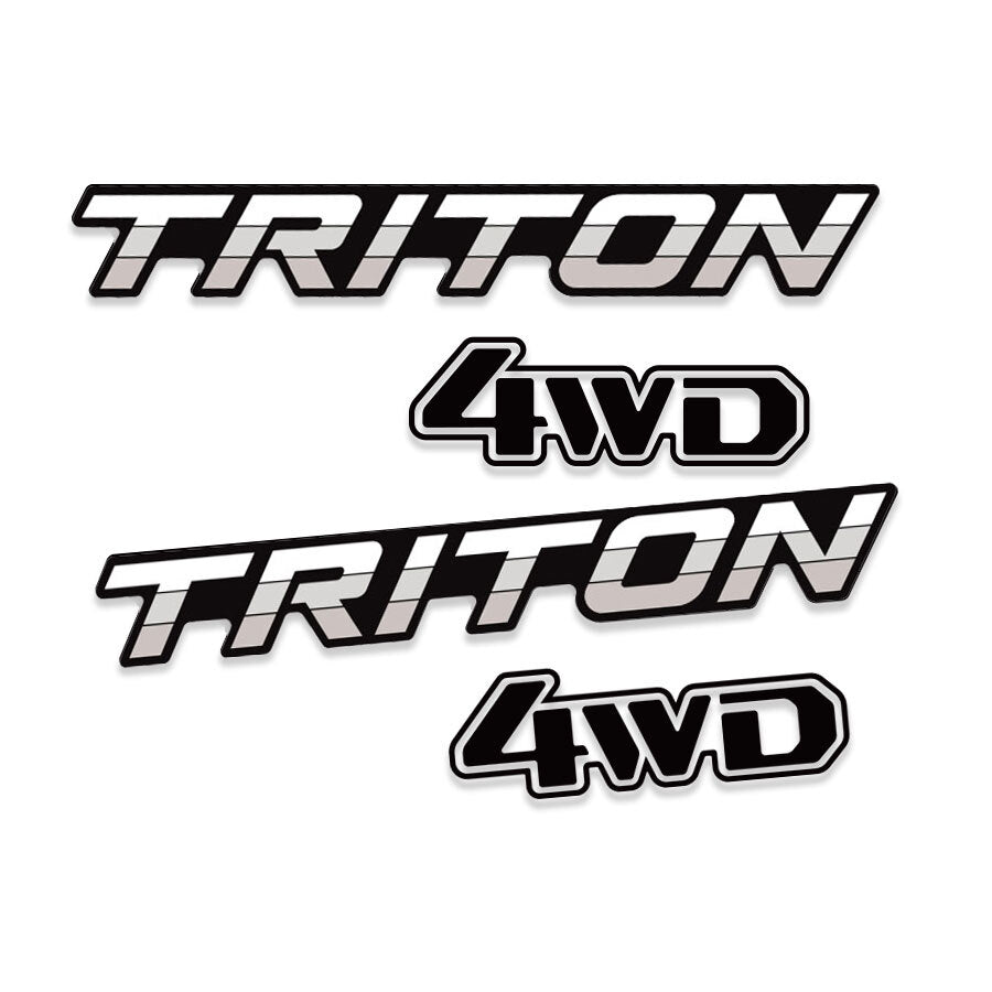 1986-1996 MITSUBISHI TRITON DOOR DECAL SET : TRITON (LIGHT VERSION)