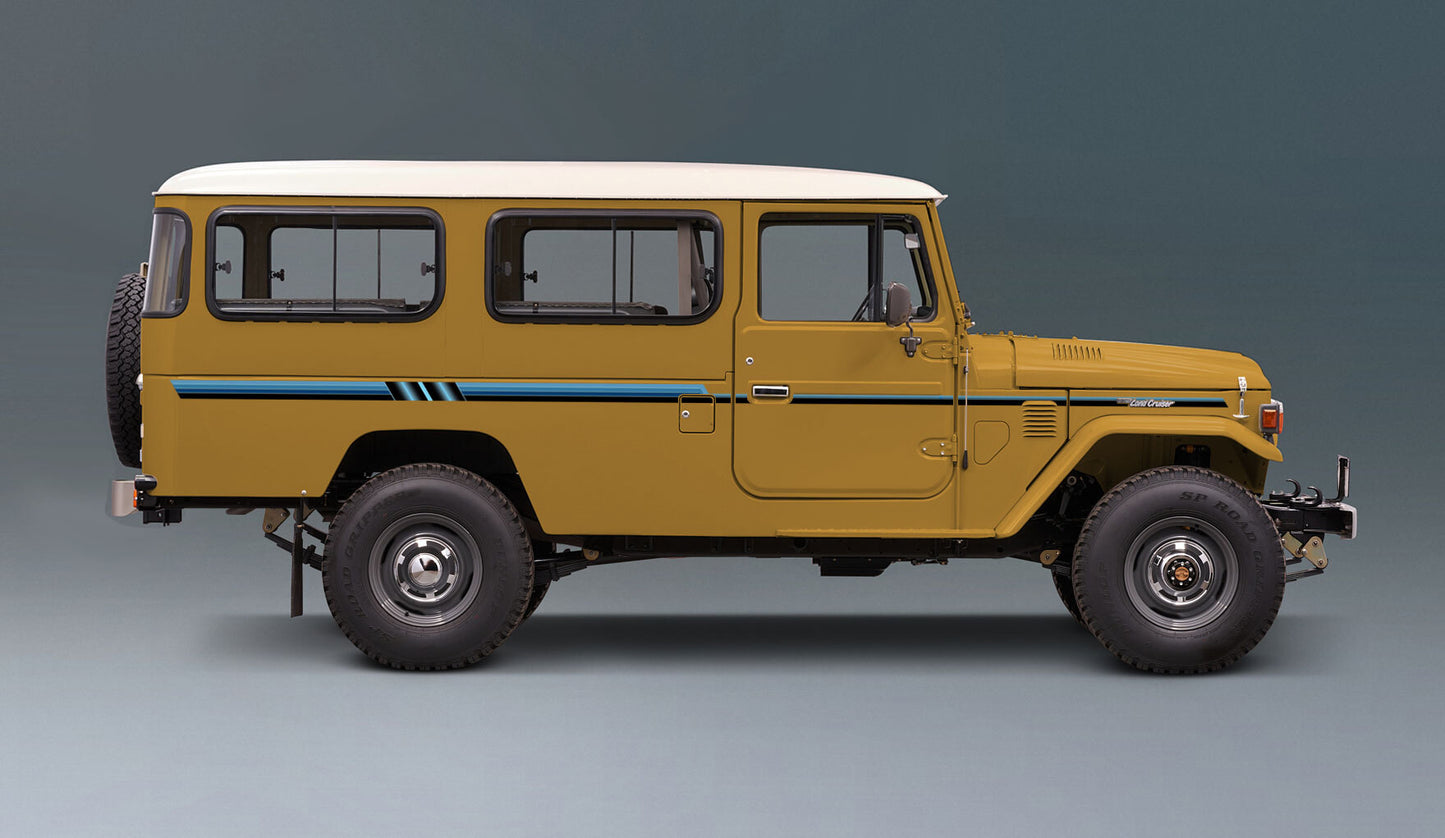 TAMWORTH BODY DECAL KIT : J45-SERIES TOYOTA LAND CRUISER (TROOP CARRIER)