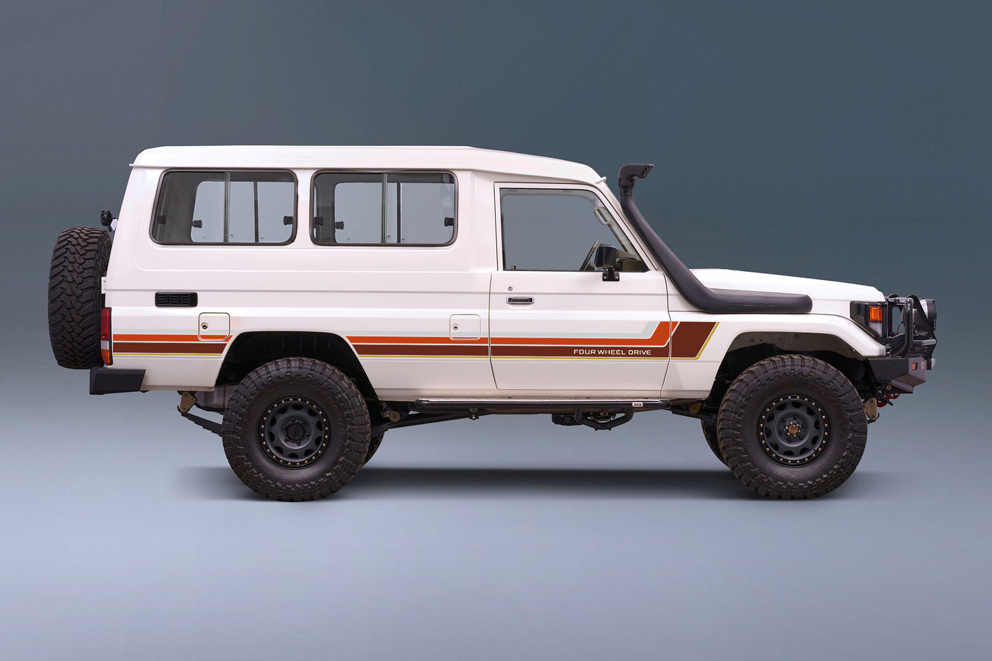 RENMARK TYPE-1 BODY DECAL KIT : TOYOTA LAND CRUISER 75-SERIES (TROOP CARRRIER)
