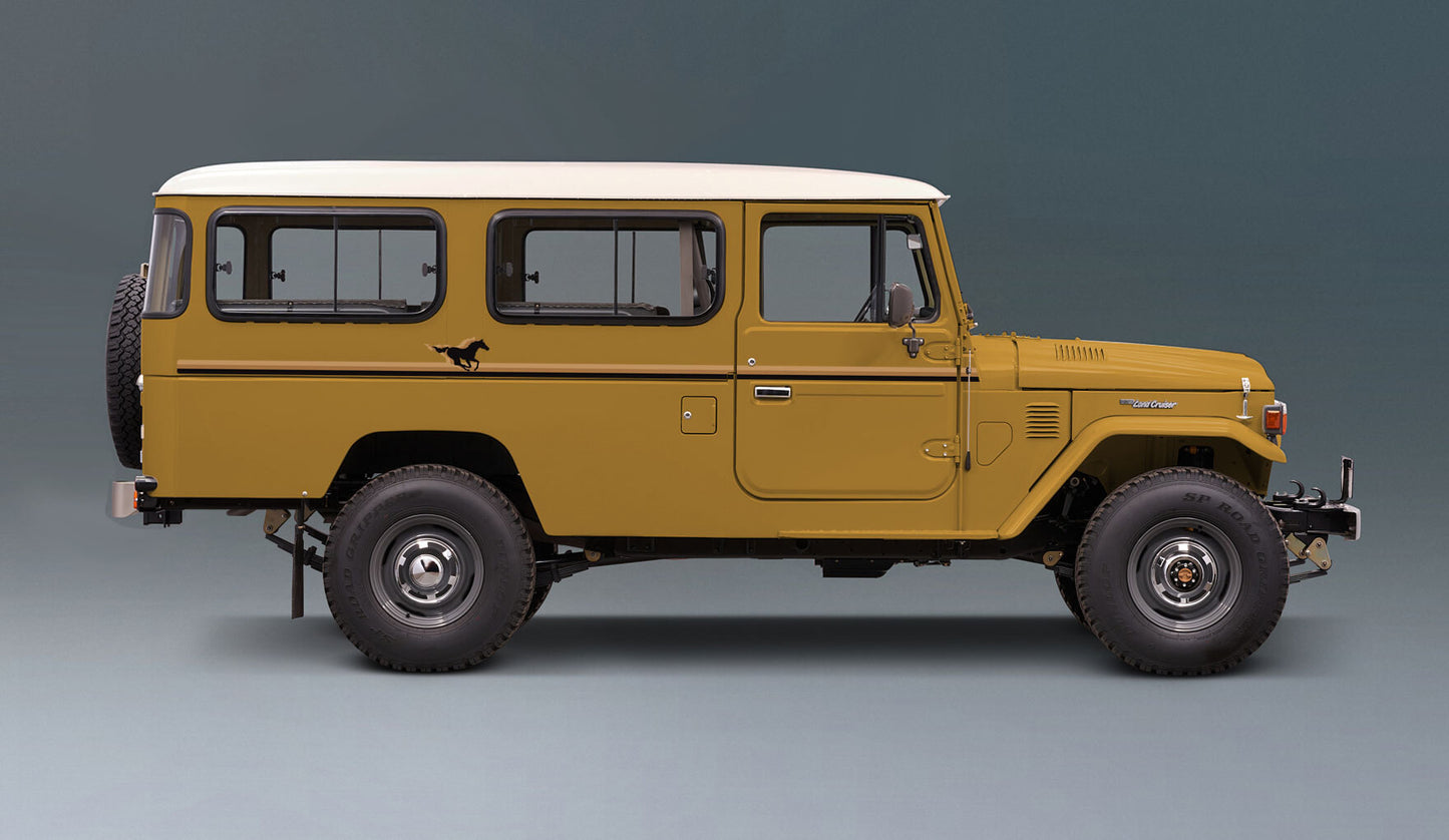 TRI-BRUMBY BODY DECAL KIT : J45-SERIES TOYOTA LAND CRUISER (TROOP CARRIER)