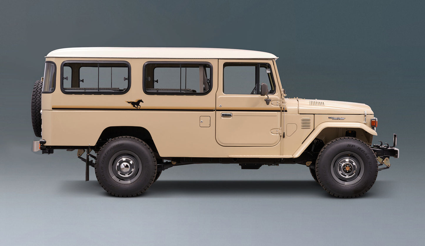 TRI-BRUMBY BODY DECAL KIT : J45-SERIES TOYOTA LAND CRUISER (TROOP CARRIER)