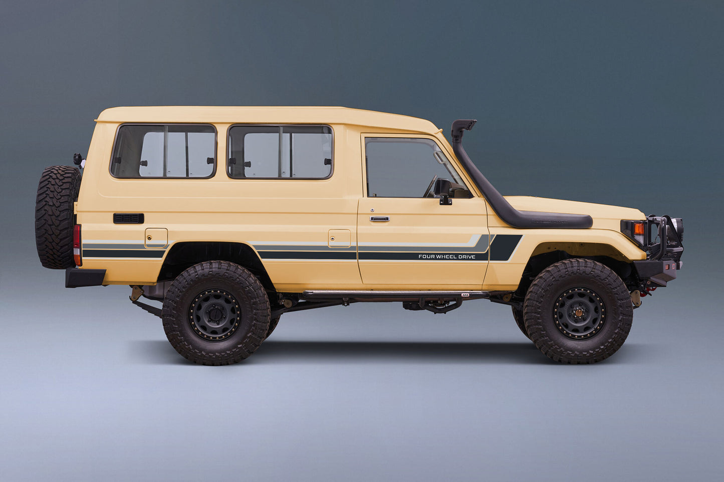 RENMARK TYPE-1 BODY DECAL KIT : TOYOTA LAND CRUISER 75-SERIES (TROOP CARRRIER)