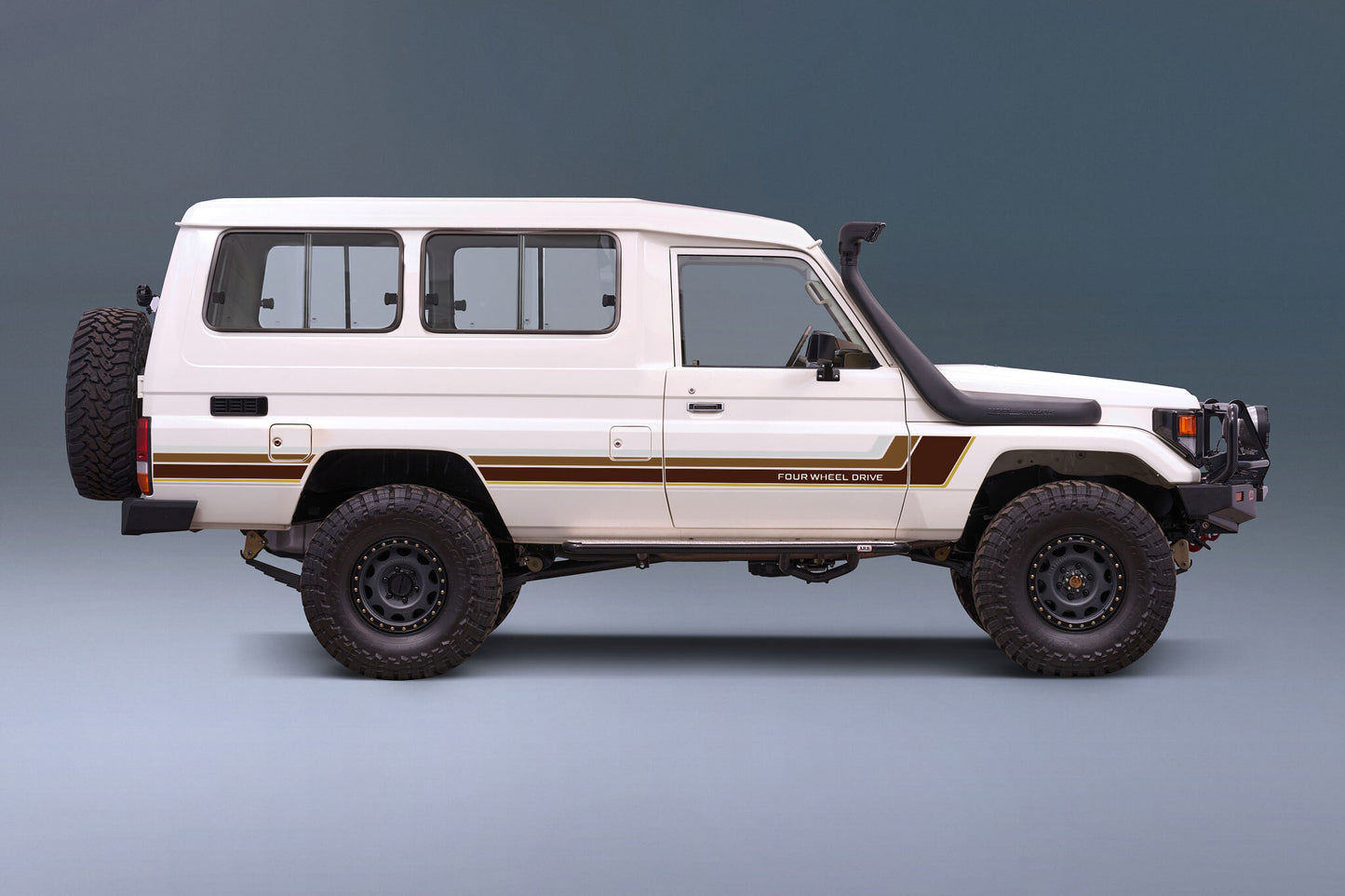 RENMARK TYPE-1 BODY DECAL KIT : TOYOTA LAND CRUISER 75-SERIES (TROOP CARRRIER)