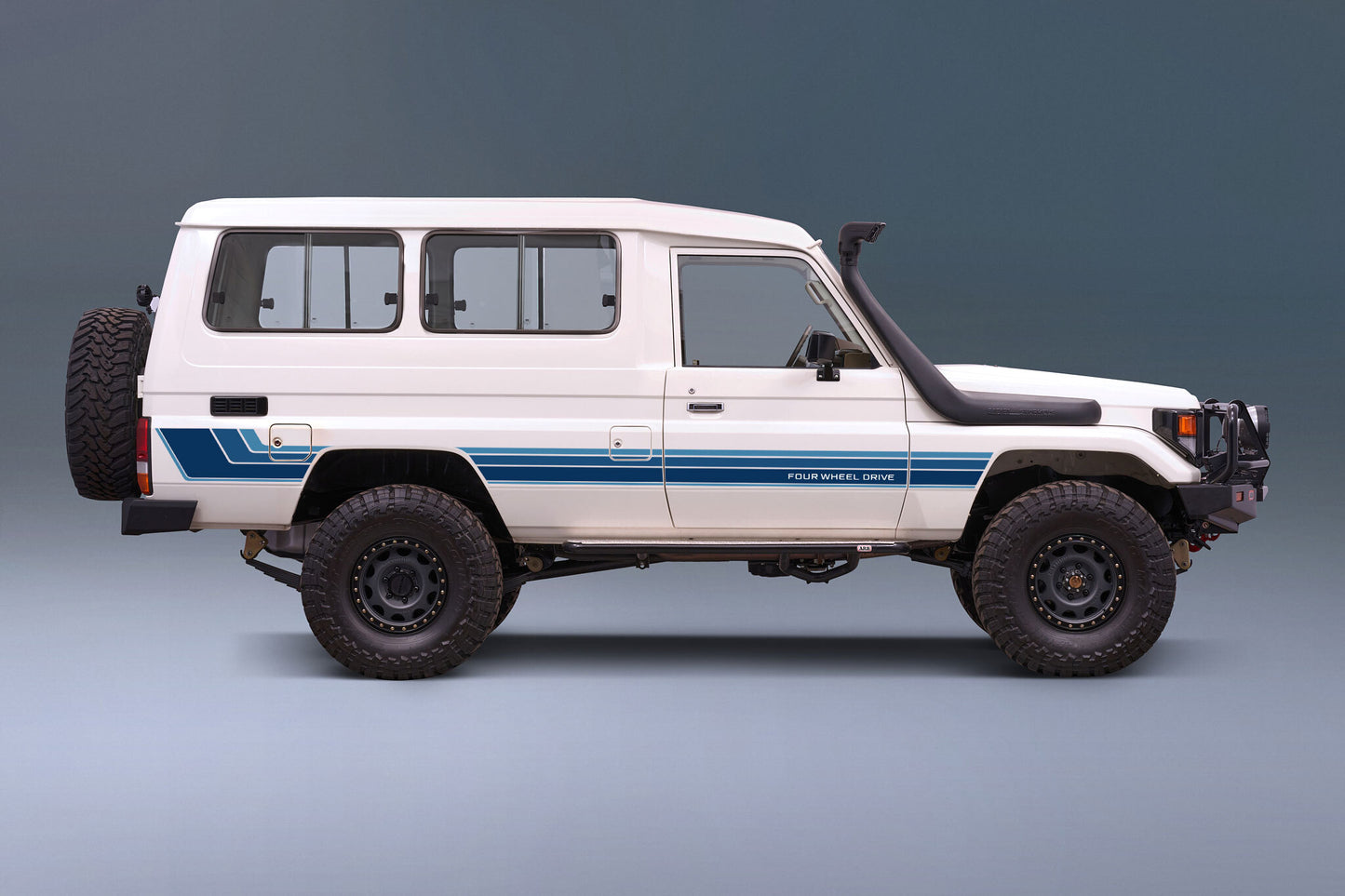 RENMARK TYPE-2 BODY DECAL KIT : TOYOTA LAND CRUISER 75-SERIES (TROOP CARRRIER)