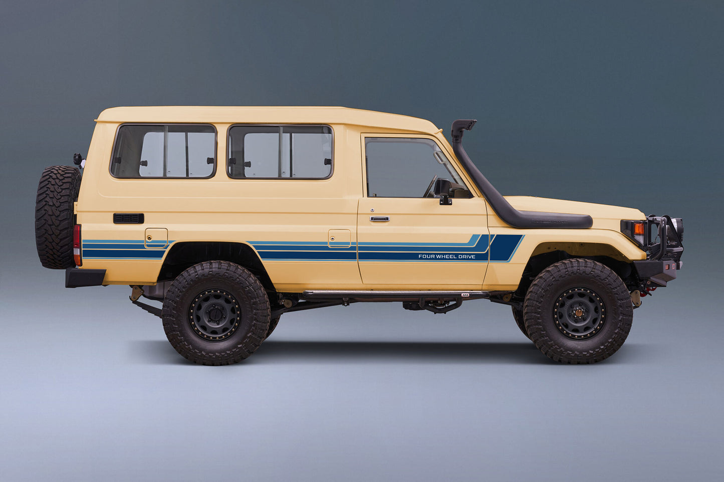 RENMARK TYPE-1 BODY DECAL KIT : TOYOTA LAND CRUISER 75-SERIES (TROOP CARRRIER)