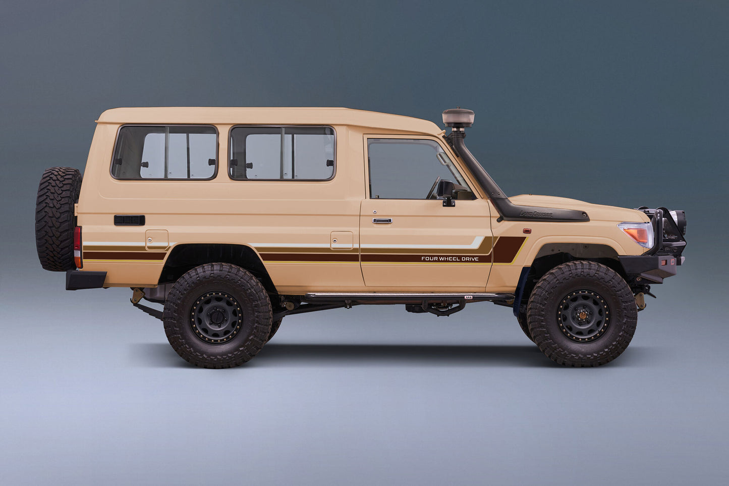 RENMARK TYPE-1 BODY DECAL KIT : TOYOTA LAND CRUISER 78-SERIES (TROOP CARRRIER)