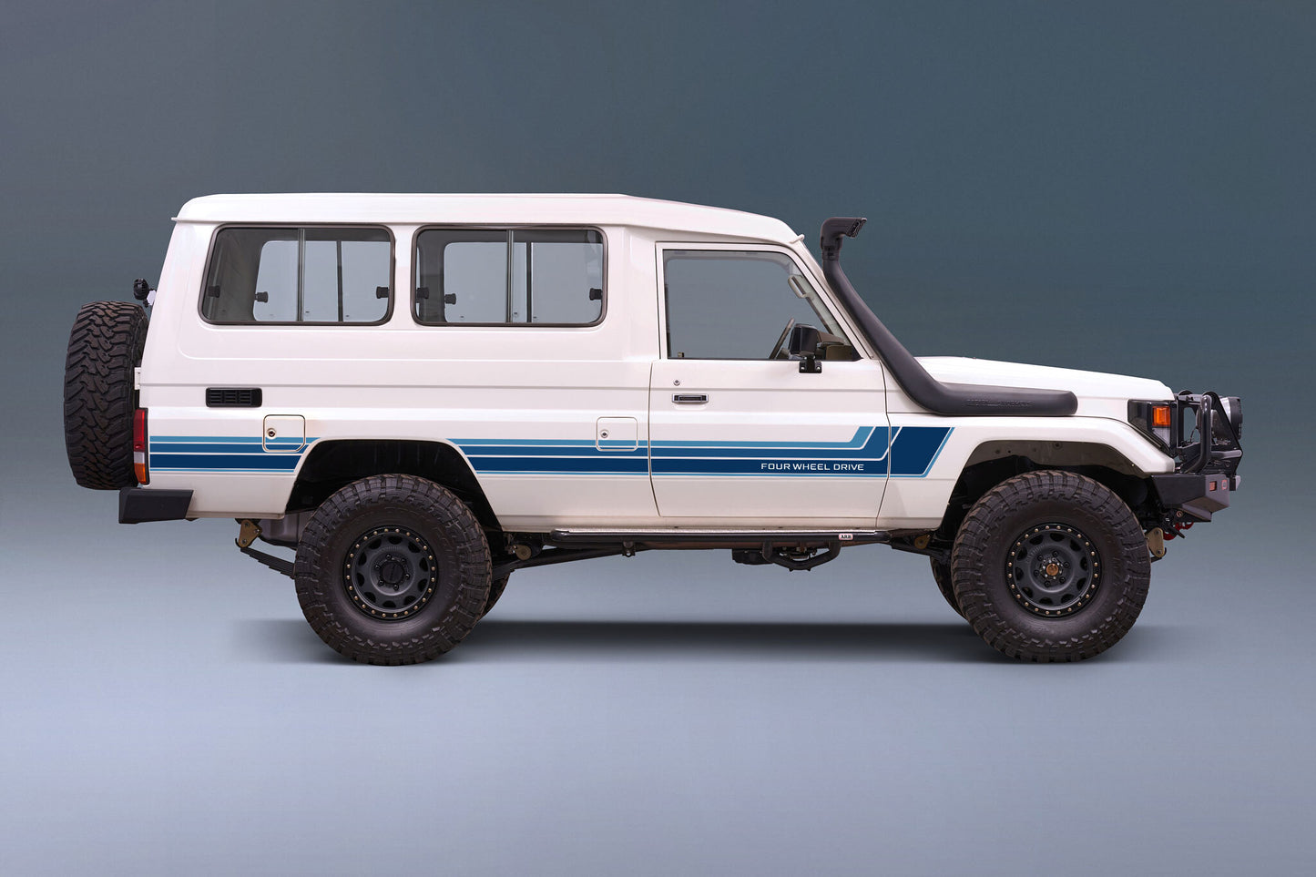 RENMARK TYPE-1 BODY DECAL KIT : TOYOTA LAND CRUISER 75-SERIES (TROOP CARRRIER)