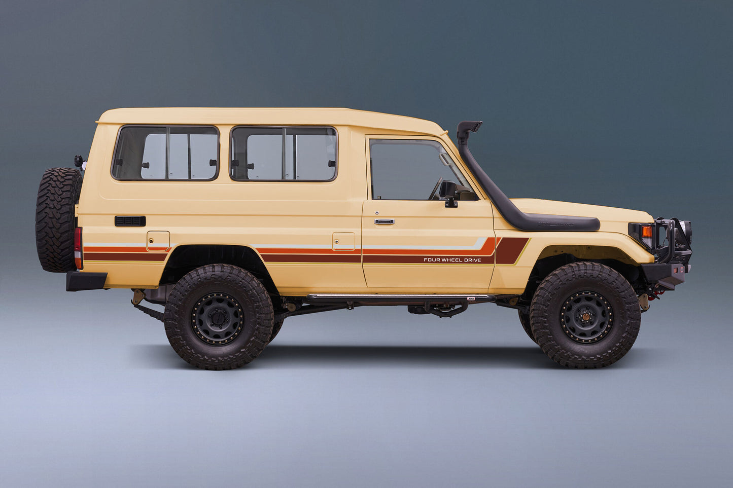 RENMARK TYPE-1 BODY DECAL KIT : TOYOTA LAND CRUISER 75-SERIES (TROOP CARRRIER)
