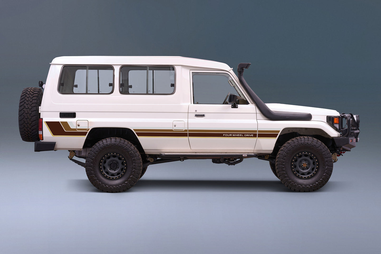 RENMARK TYPE-2 BODY DECAL KIT : TOYOTA LAND CRUISER 75-SERIES (TROOP CARRRIER)