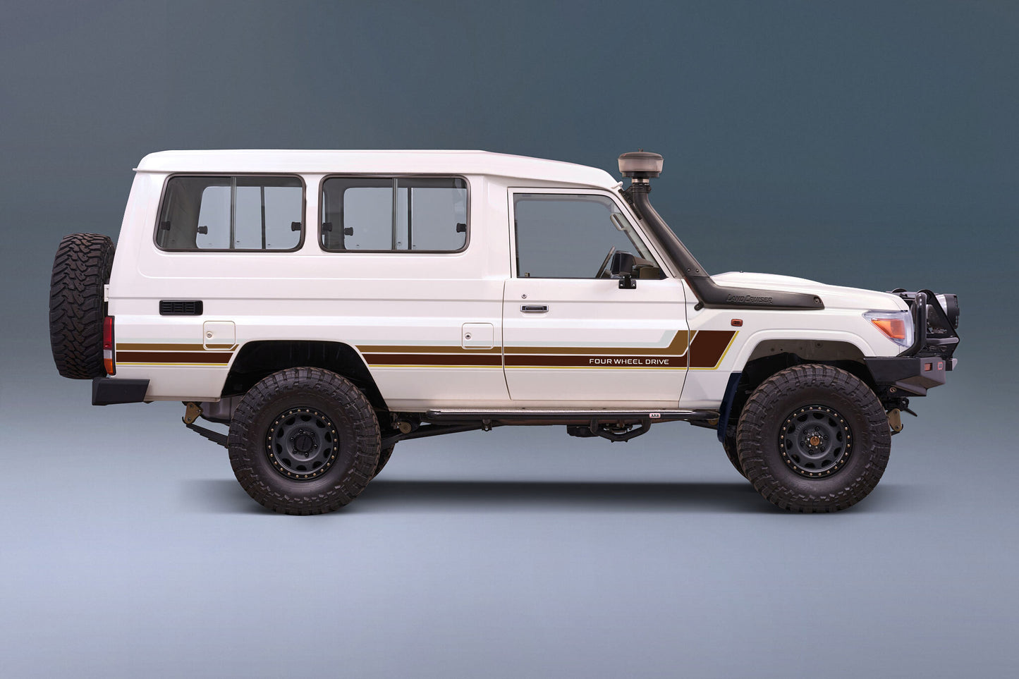 RENMARK TYPE-1 BODY DECAL KIT : TOYOTA LAND CRUISER 78-SERIES (TROOP CARRRIER)