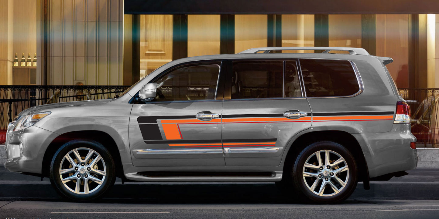 YORK BODY DECAL KIT : LEXUS LX570 (2007–2012)
