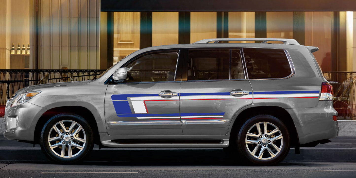YORK BODY DECAL KIT : LEXUS LX570 (2007–2012)
