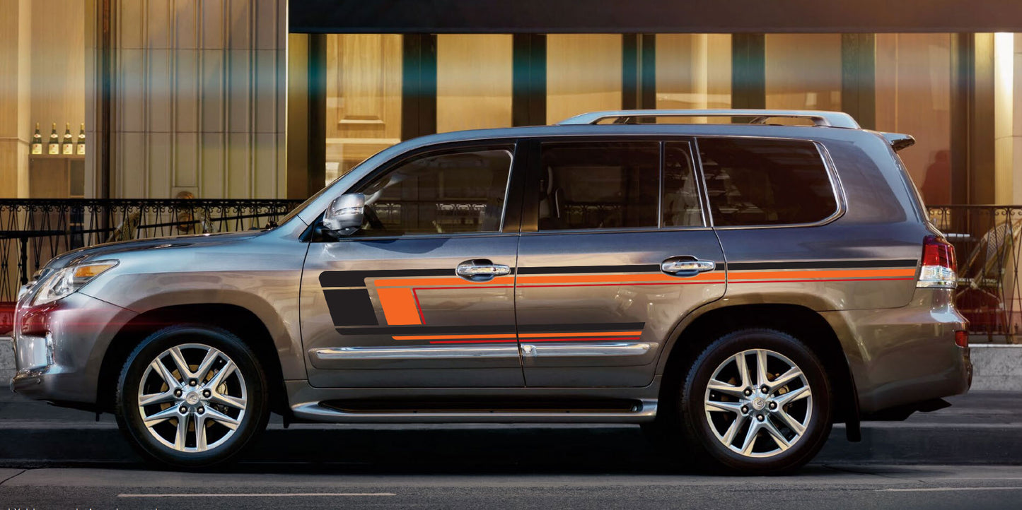 YORK BODY DECAL KIT : LEXUS LX570 (2007–2012)