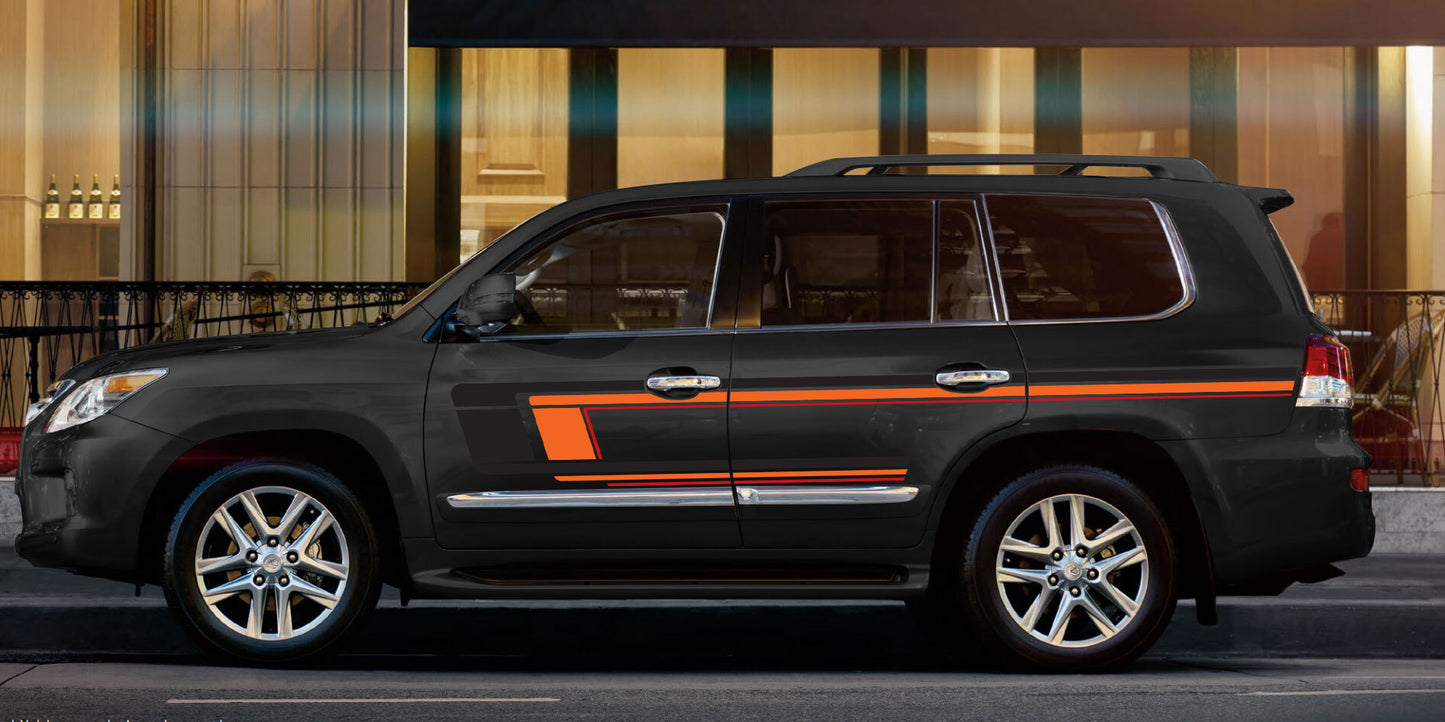 YORK BODY DECAL KIT : LEXUS LX570 (2007–2012)