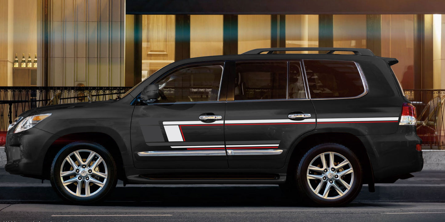 YORK BODY DECAL KIT : LEXUS LX570 (2007–2012)