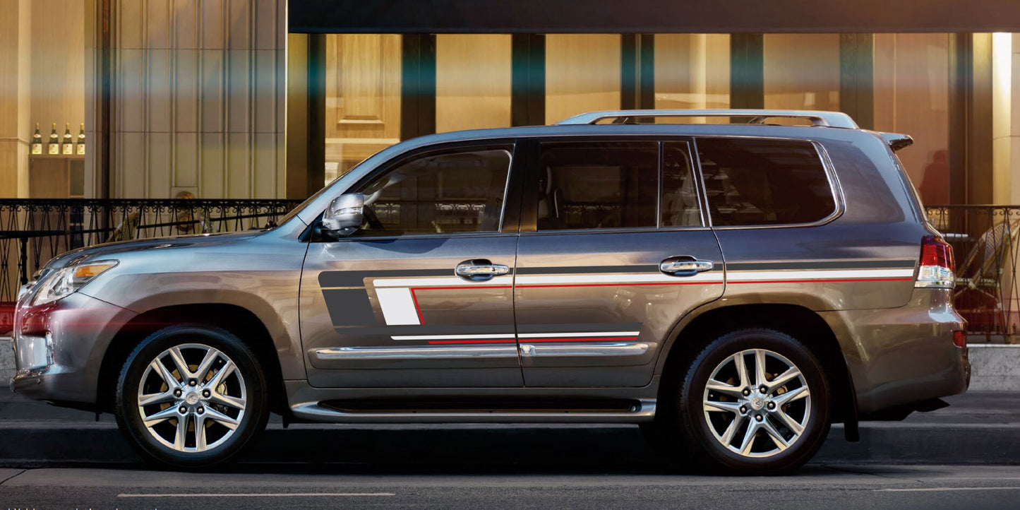 YORK BODY DECAL KIT : LEXUS LX570 (2007–2012)