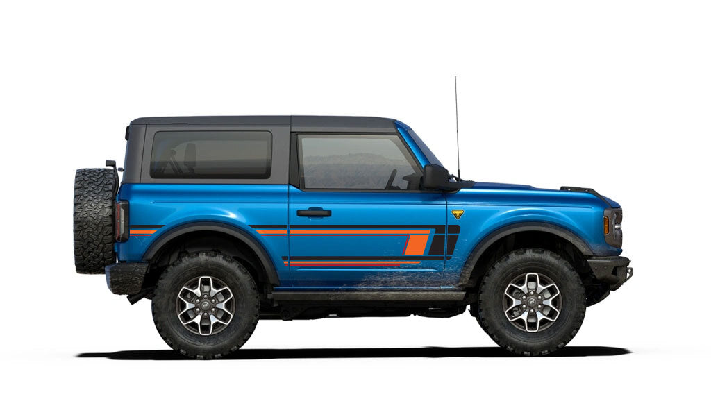 YORK BODY DECAL KIT : 2021+ FORD BRONCO (2-DOOR)