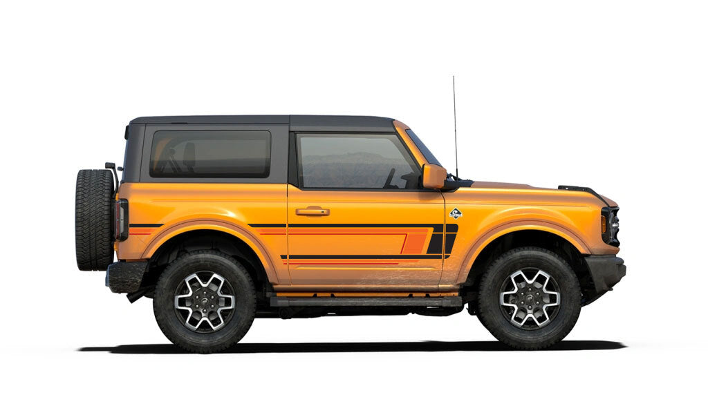 YORK BODY DECAL KIT : 2021+ FORD BRONCO (2-DOOR)